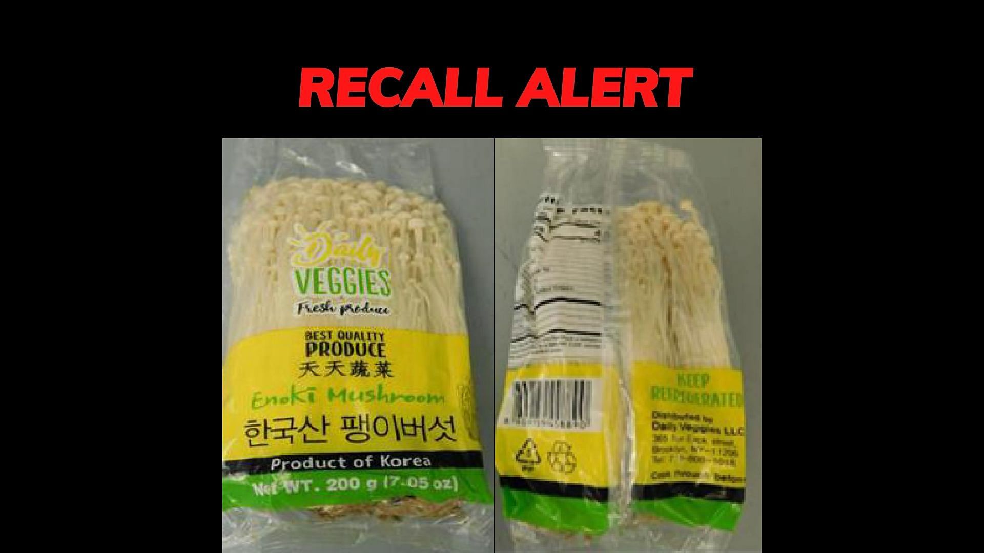 New Age International announces recall of enoki mushrooms (Image via company