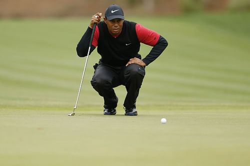 Tiger Woods at the 2019 PLAYERS Championship (via Getty)