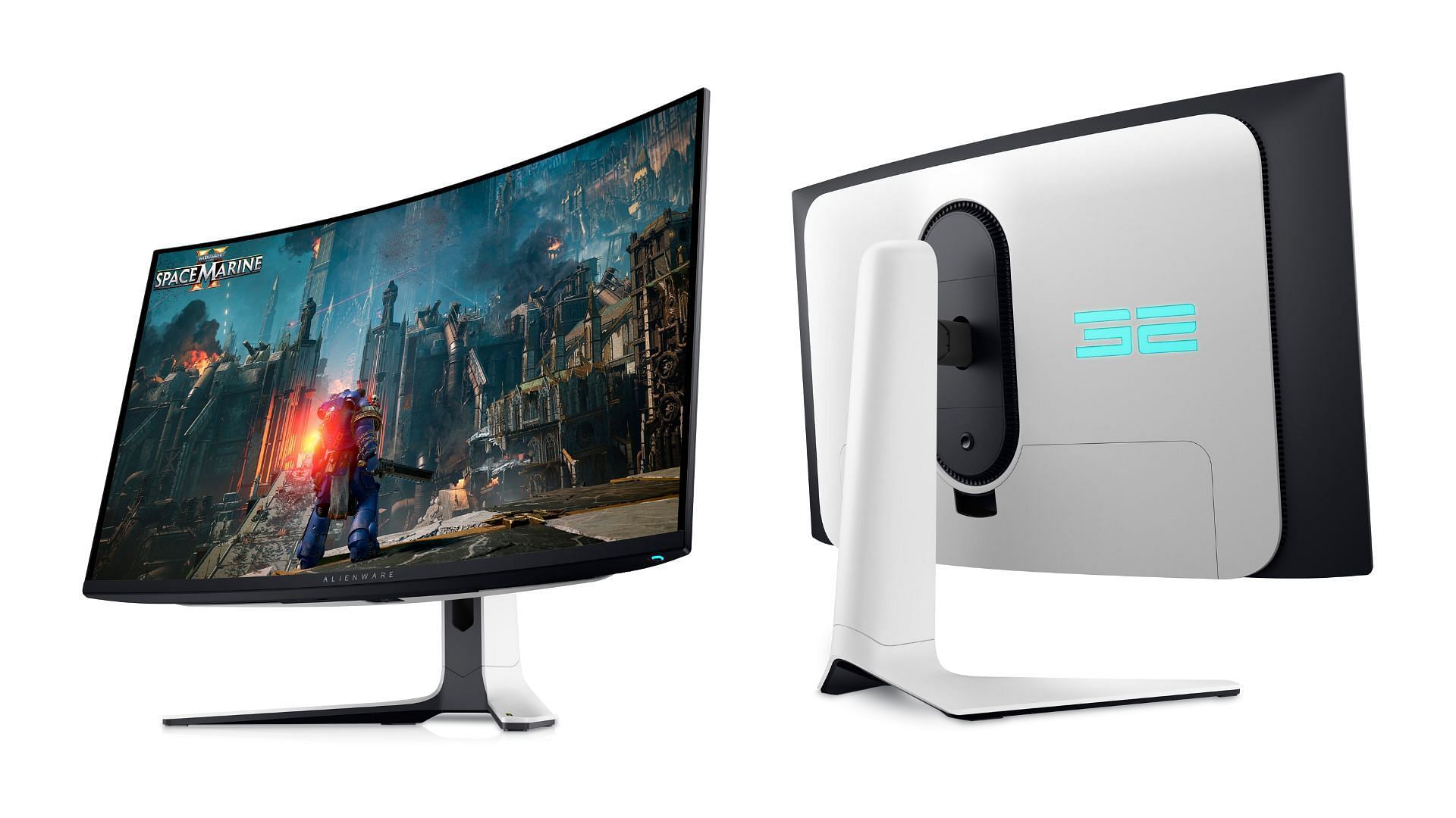 The Alienware AW3225QF QD-OLED is one of the best gaming monitors overall (Image via Dell)