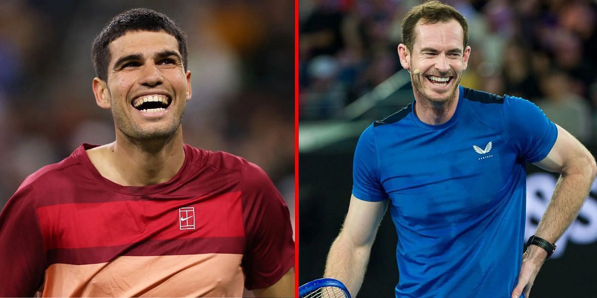 Carlos Alcaraz (L) Andy Murray (R) | Getty