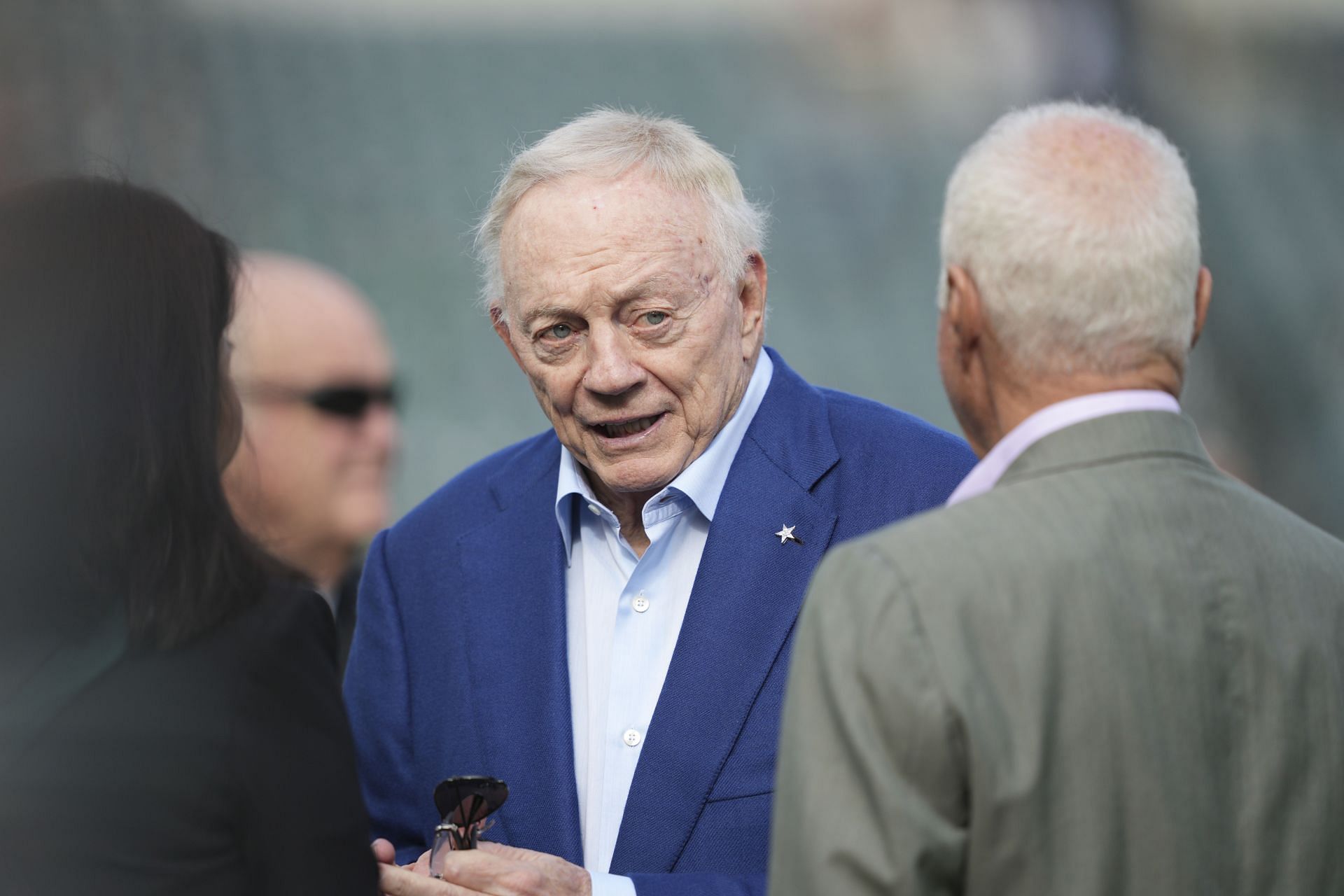 Jerry Jones at Dallas at Philadelphia - Source: Getty