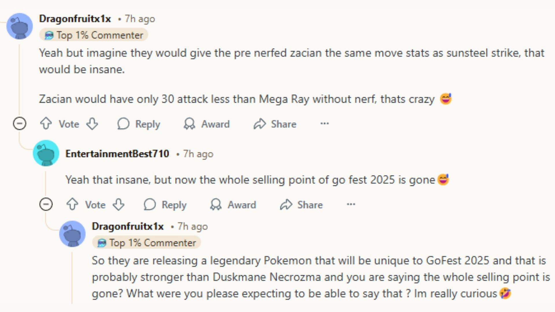 Pokemon GO players raise interesting perspectives regarding the subject matter (Image via Reddit)