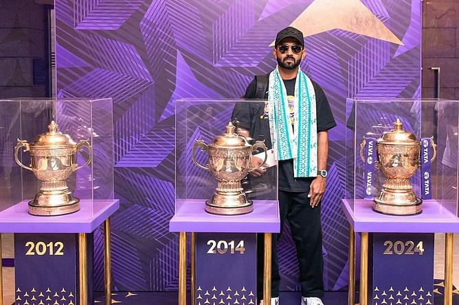 Newly appointed captain Ajinkya Rahane joins KKR's camp ahead of IPL 2025 [In Pictures]