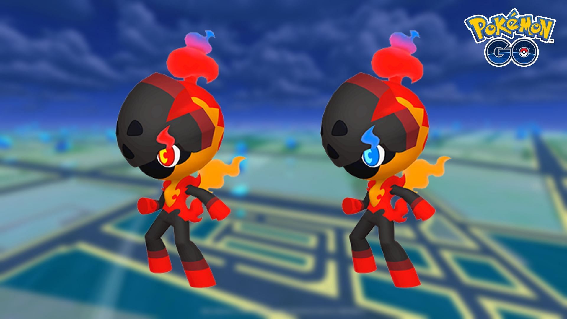 Charcadet shiny comparison (Image via TPC)