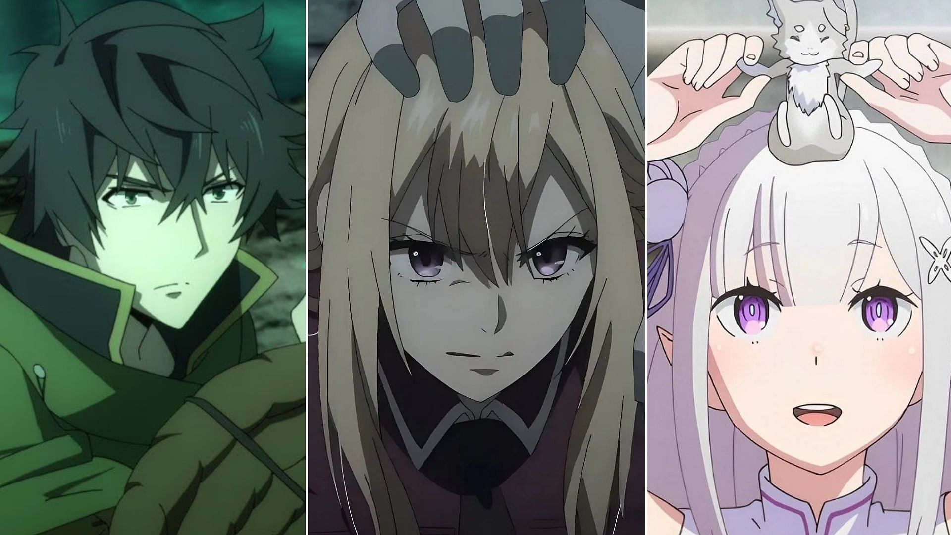 The Rising of the Shield Hero, The Do-Over Damsel Conquers the Dragon Emperor, Re:Zero &minus; Starting Life in Another World