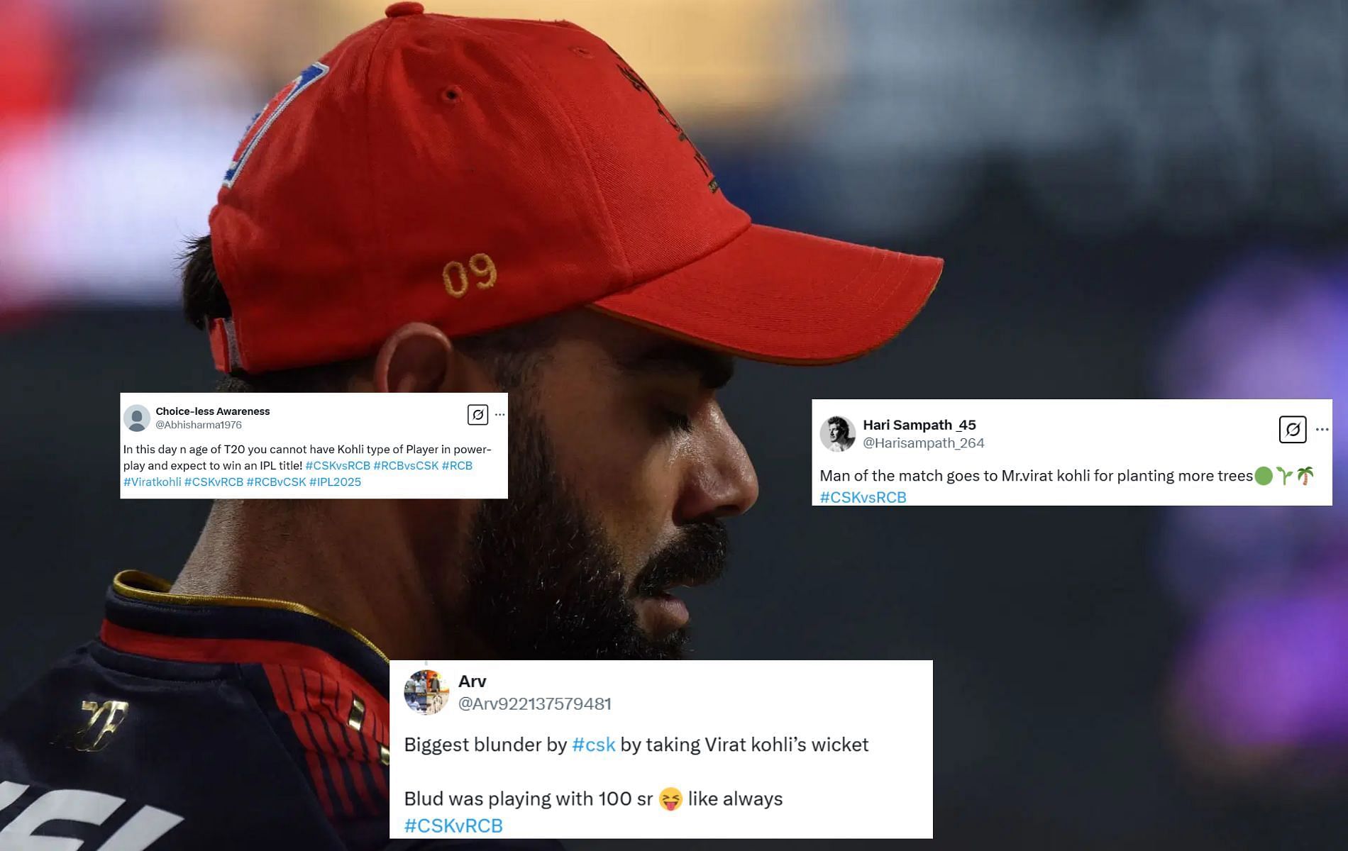 [Credit: Getty, @Arv922137579481, @Abhisharma1976, @Harisampath_264 X handles]