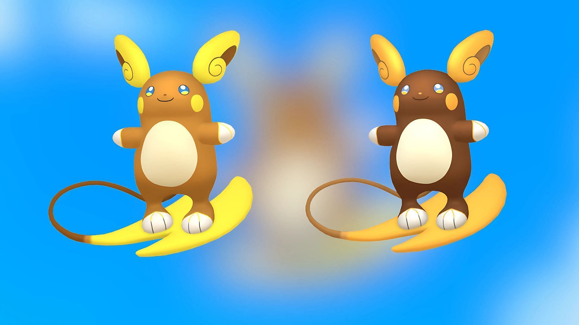 Shiny Alolan Raichu and CP ranges (Image via The Pokemon Company)