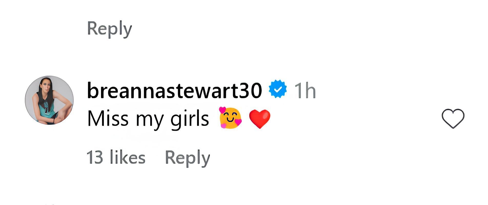 Breanna Stewart&#039;s comment on her wife Marta Xargay&#039;s Instagram post Image via Instagram (@martaxargay)