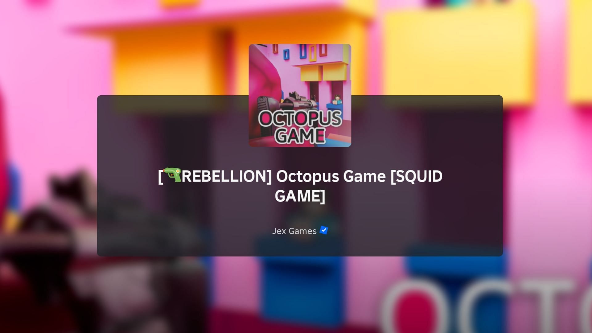 Octopus Game loading screen