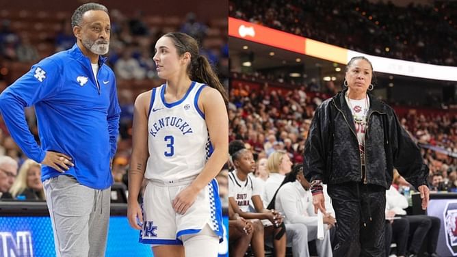 Impressed Dawn Staley highlights Georgia Amoore's role in what Kenny Brooks is doing at Kentucky: "Put the glue between all the pieces"