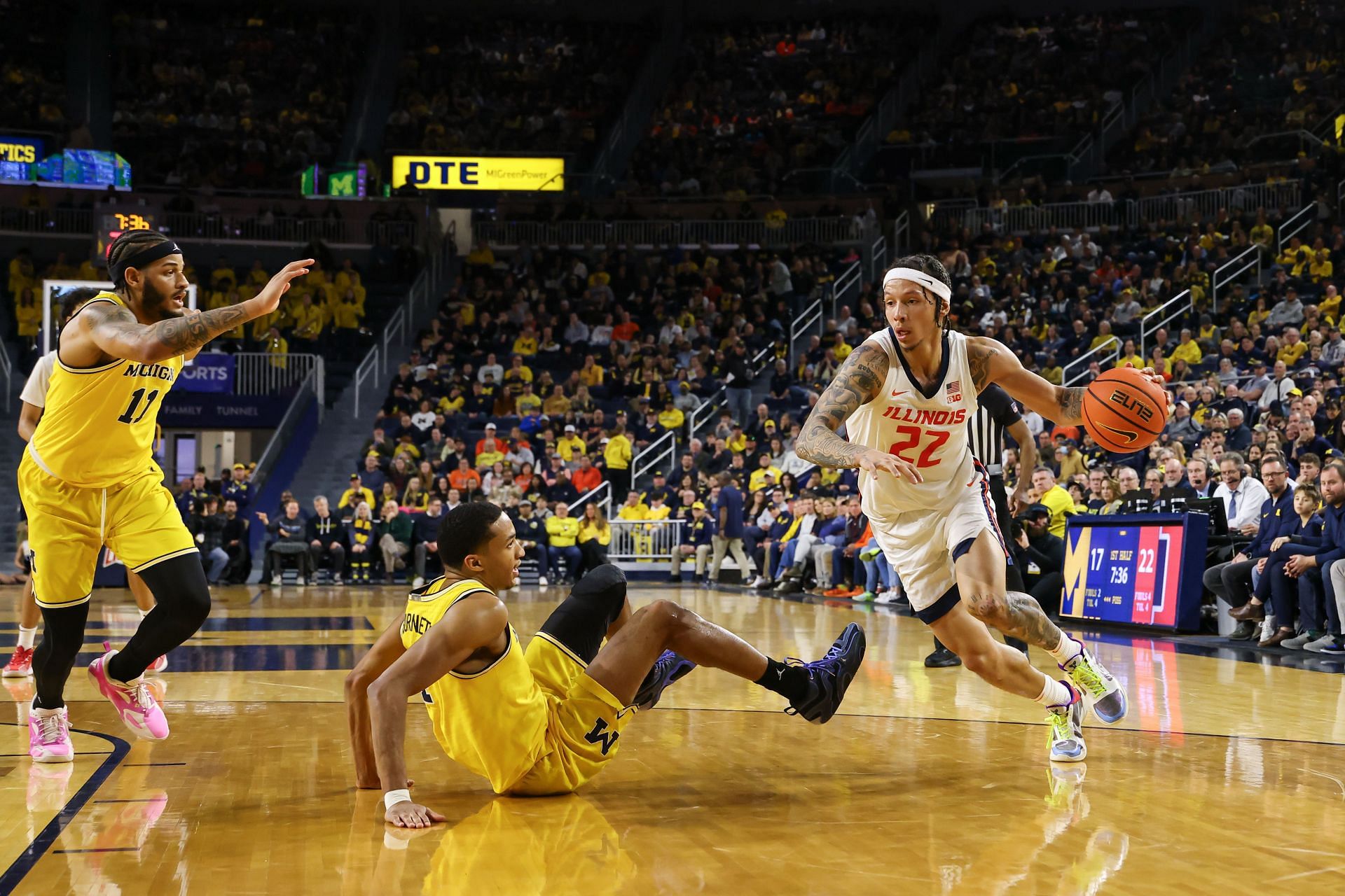 COLLEGE BASKETBALL: MAR 02 Illinois at Michigan - Source: Getty