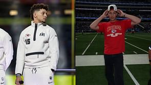 Patrick Mahomes' brother Jackson sends 2-word message as Chiefs QB grinds through intense workout