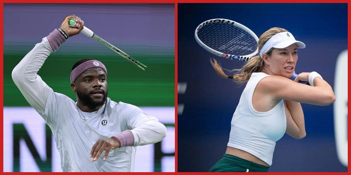 Frances Tiafoe and Danielle Collins (Source: Getty)