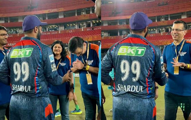 Sanjiv Goenka bows to Shardul Thakur after match-winning effort in SRH vs LSG IPL 2025 clash [Watch]