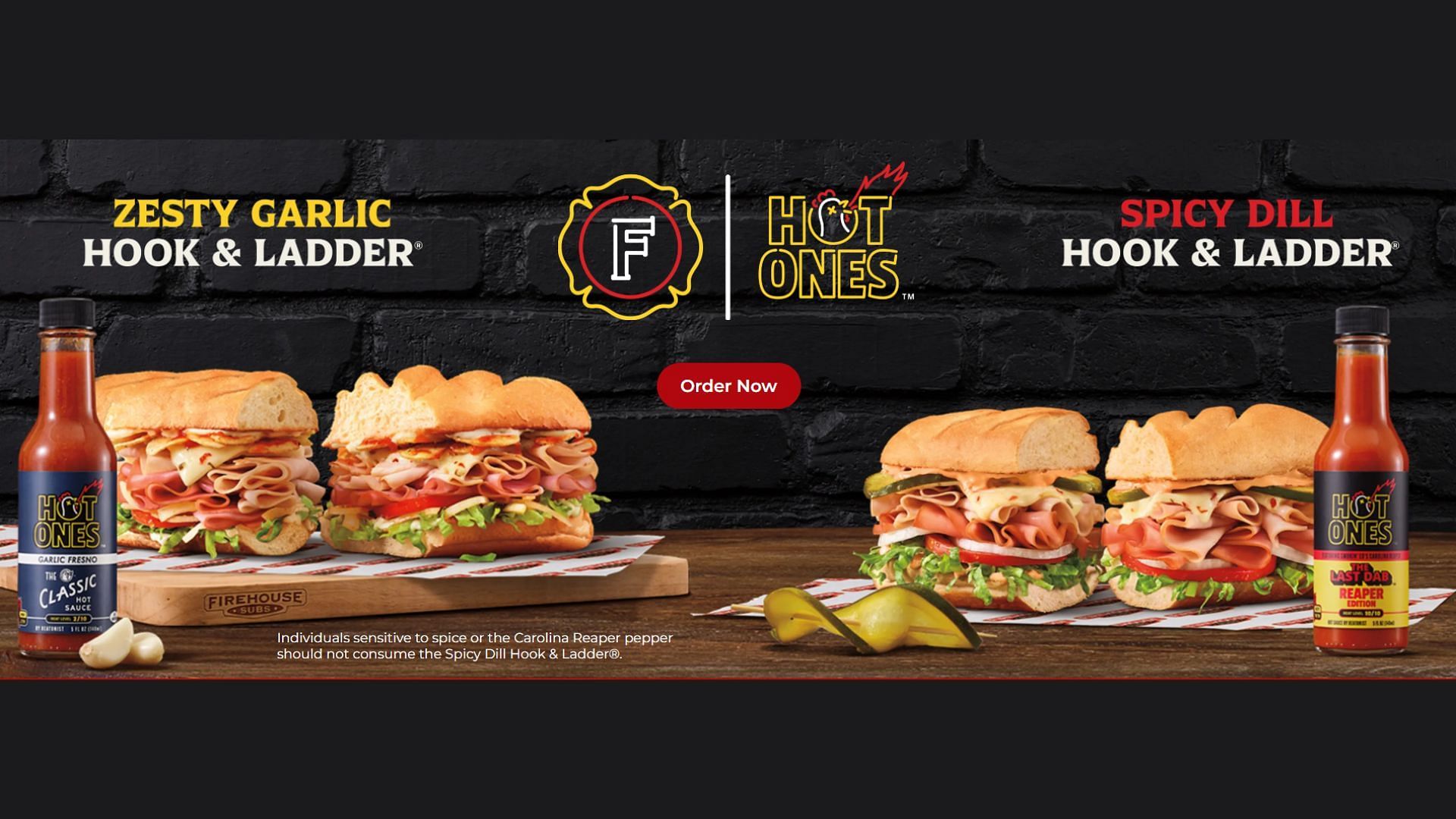 The new sandwiches are a twist on the Hook &amp; Ladder sub (Image via Firehouse Subs)