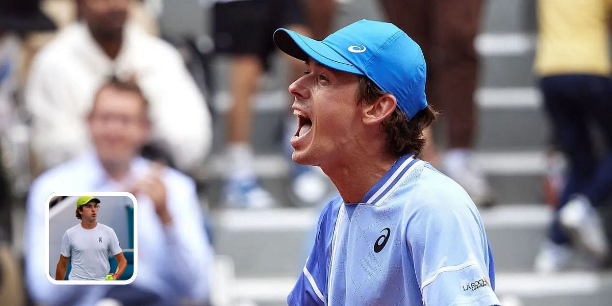 Alex De Minaur celebrates his win in the Miami Open - Image Source: Getty 