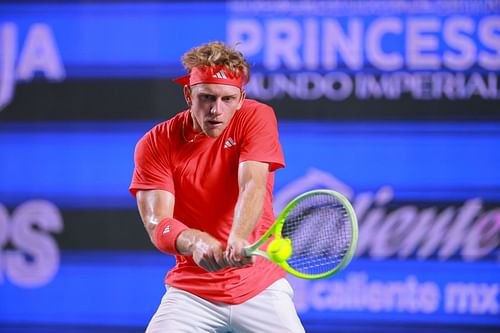 Alejandro Davidovich Fokina at the Mexican Open 2025. (Photo: Getty)