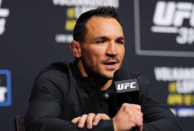 "In the trenches with the team" - Michael Chandler puts in the hard yards working on his striking with 18 days left for Paddy Pimblett fight [VIDEO]