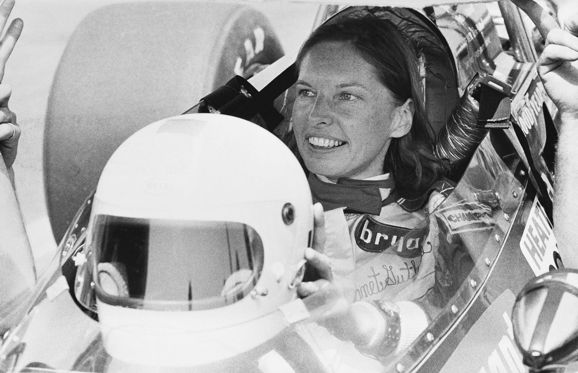 Janet Guthrie In Her Car - Source: Getty