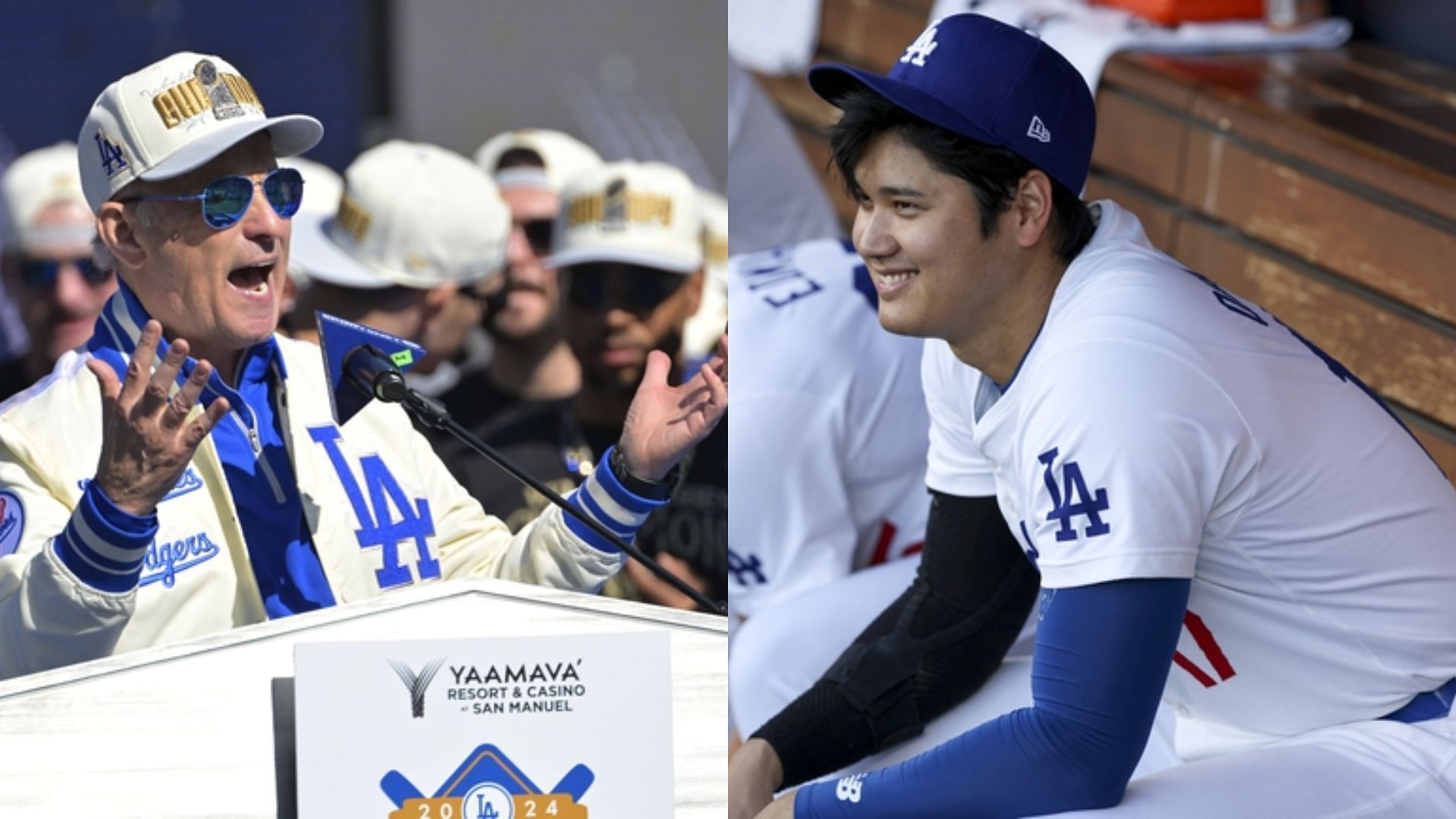 Los Angeles Dodgers President Stan Kasten &amp; Shohei Ohtani