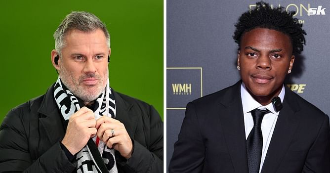 “Your name is Jamie Carry-anger” - IShowSpeed responds hilariously after Liverpool hero Jamie Carragher says ‘I’m quicker than you’ to him