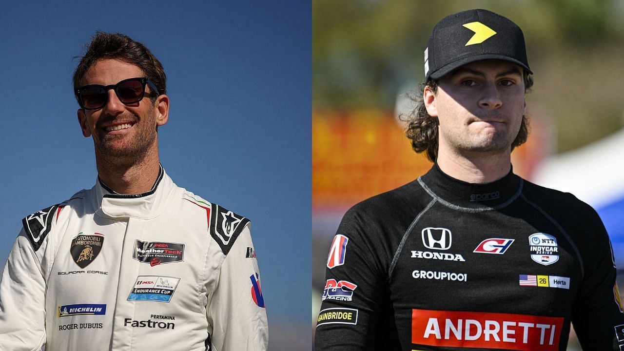 Colton Herta was unimpressed with Romain Grosjean