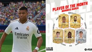 EA FC 25 LaLiga POTM nominees for March revealed, Kylian Mbappe and lsco lead the roster