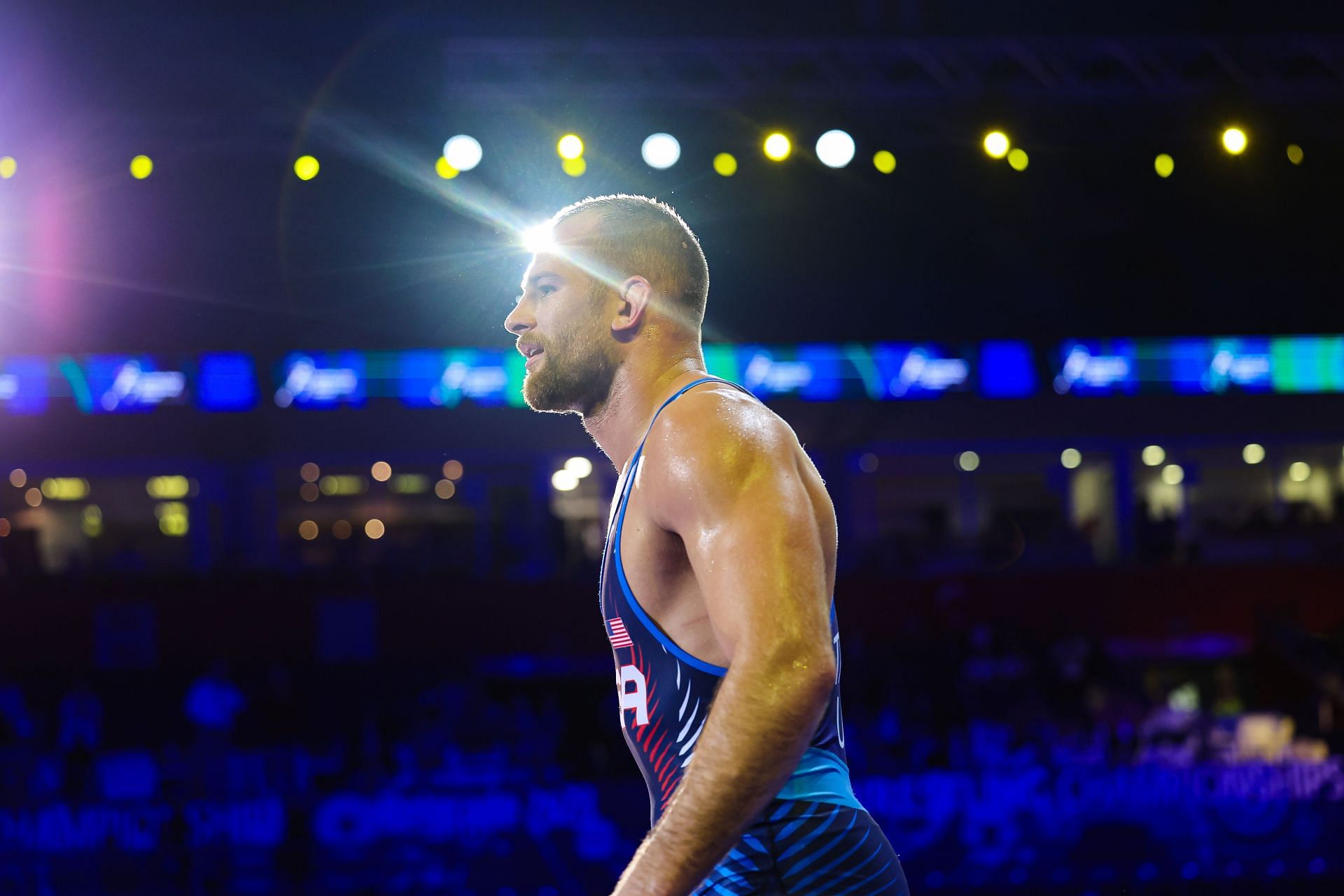 David Taylor at the Wrestling Senior World Championships Belgrade 2023 - Source: Getty