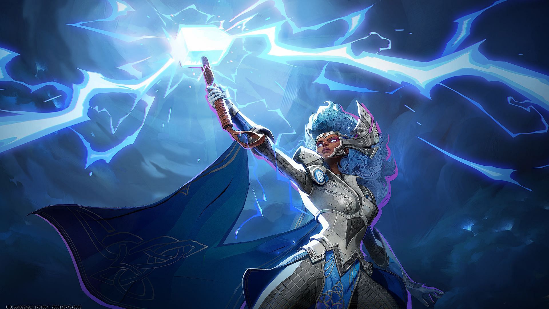 Goddess of Thunder Storm Legendary skin in Marvel Rivals, Goddess of Thunder Storm skin