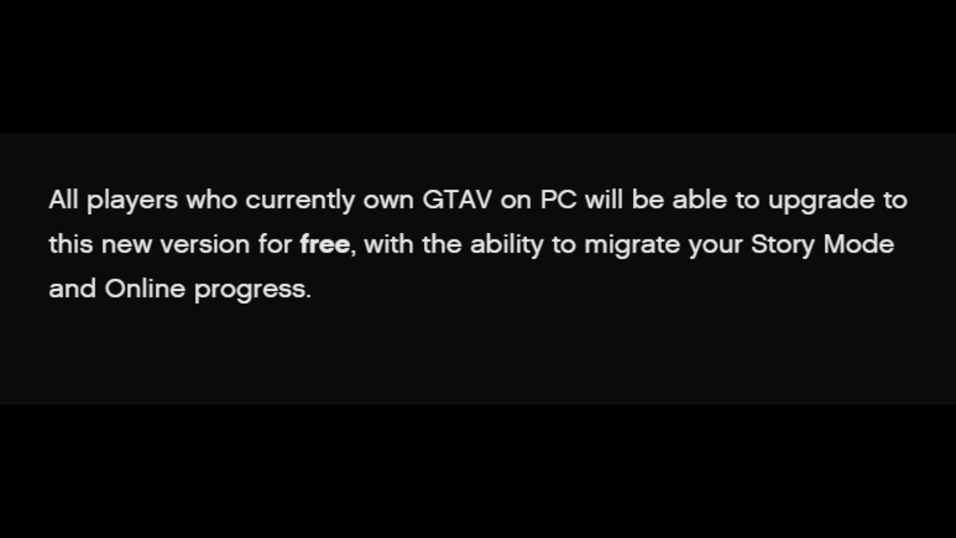 Current owners of the title on PC can upgrade to the Enhanced edition for free (Image via Rockstar Games)