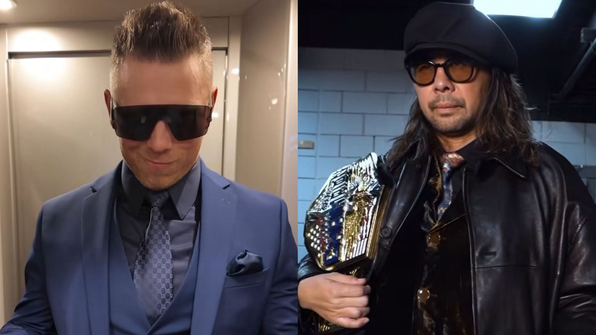 The Miz (left) and Shinsuke Nakamura (right) (Image credits: The Miz and WWE&rsquo;s Instagram)