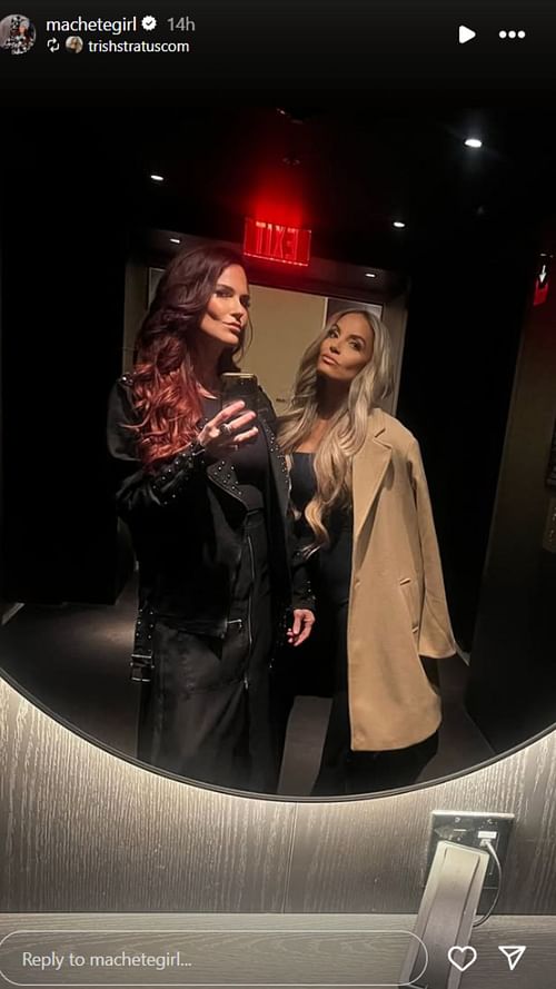 Lita and Trish Stratus reunite [Photo courtesy: Lita's Instagram]