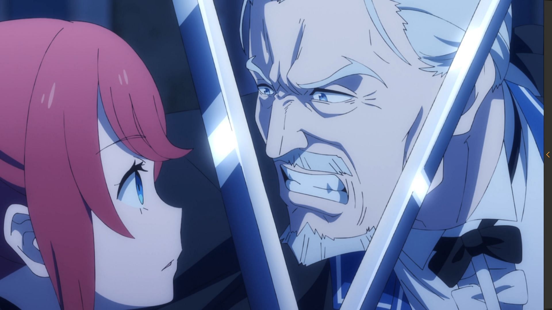 Episode 13 ends with a glimpse into Wilhelm vs. Theresia (Image via White Fox)