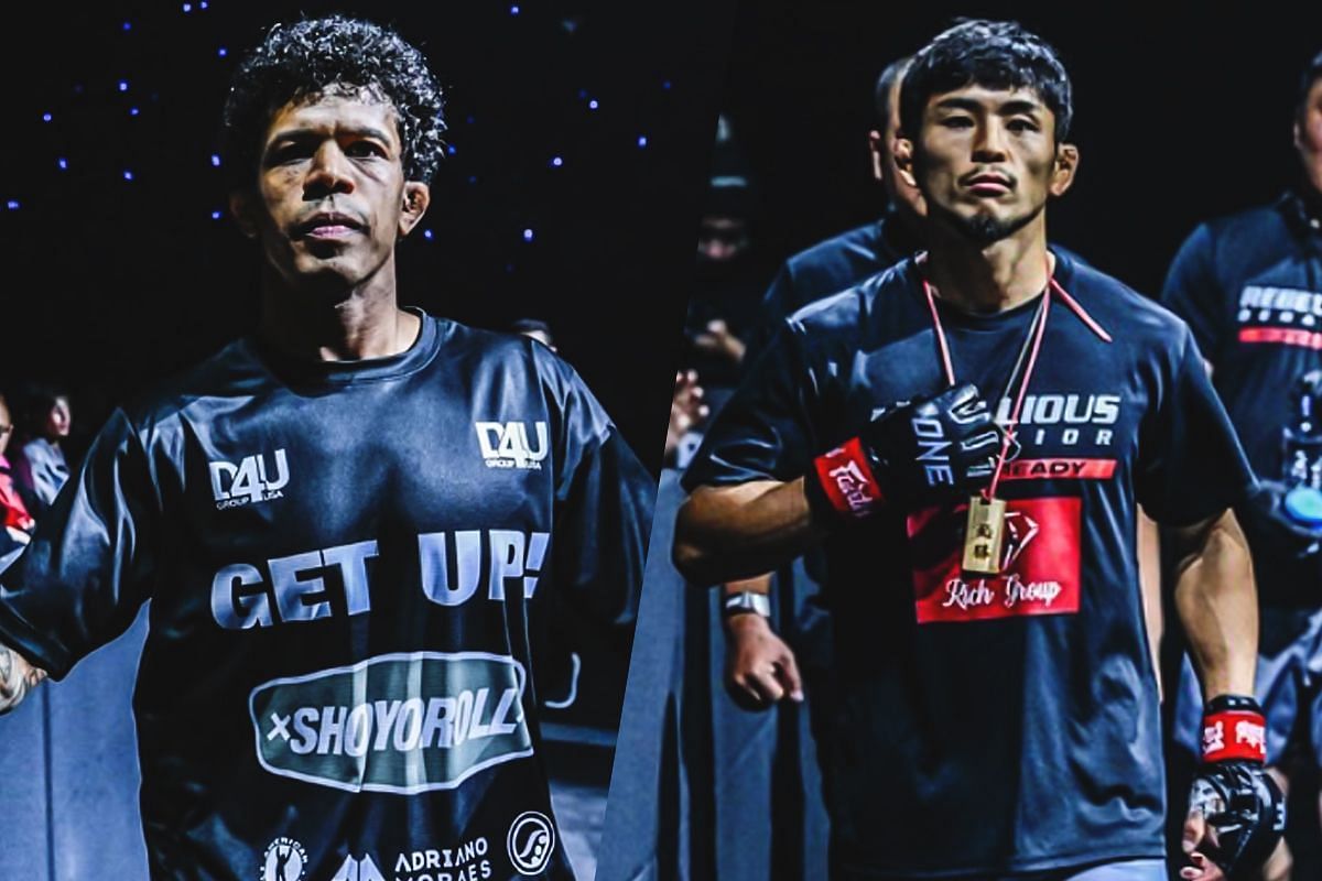 Adriano Moraes and Yuya Wakamatsu - Photo by ONE Championship