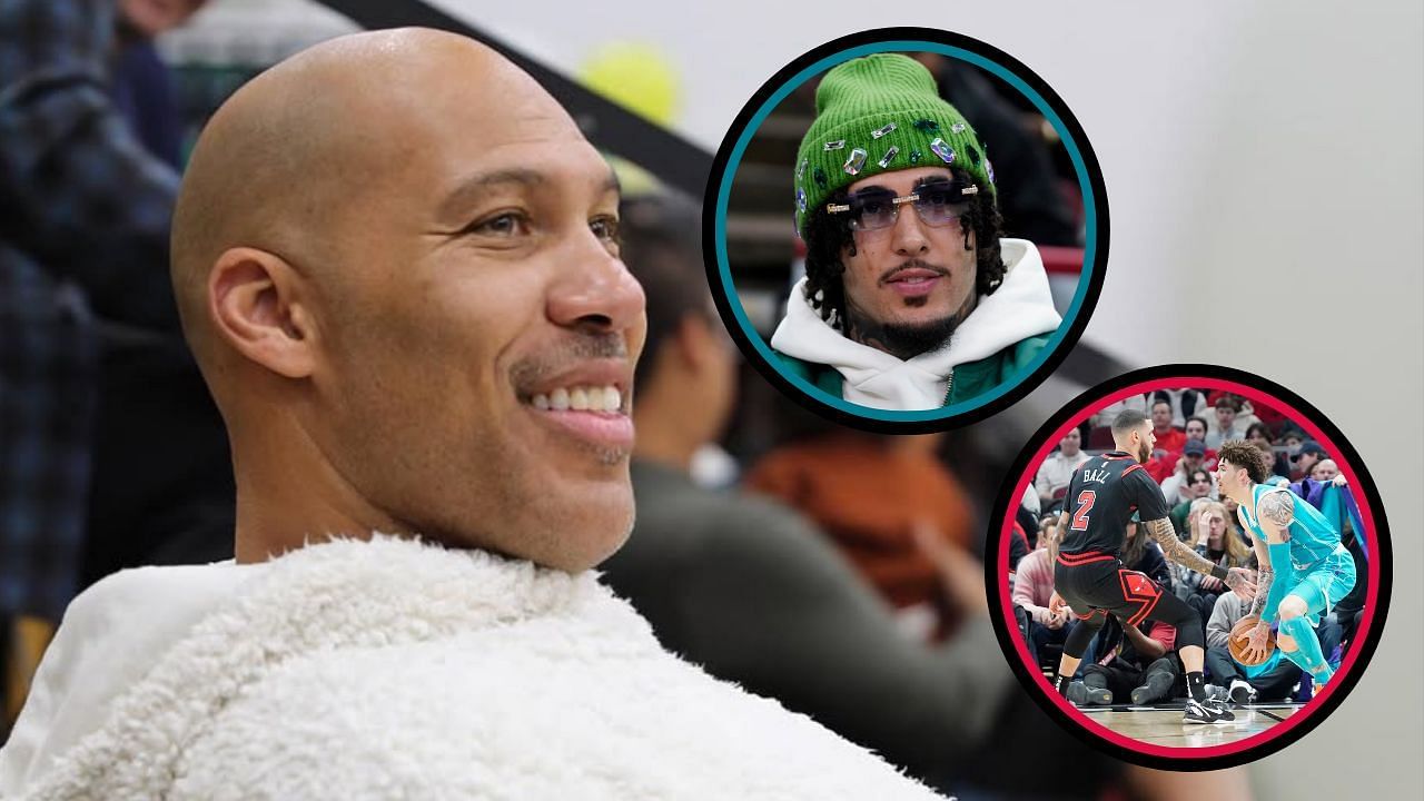 NBA fans lavish praise on Big Baller Brand head honcho as Ball family makes SLAM cover (Image Credits: Imagn and @lavar on Instagram)