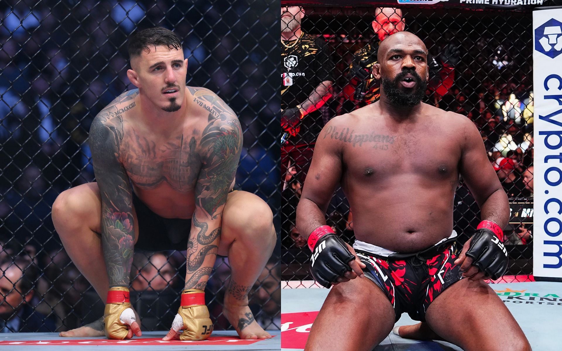 Tom Aspinall (left) has long been lobbying for a fight against Jon Jones (right) [Images courtesy: Getty Images]