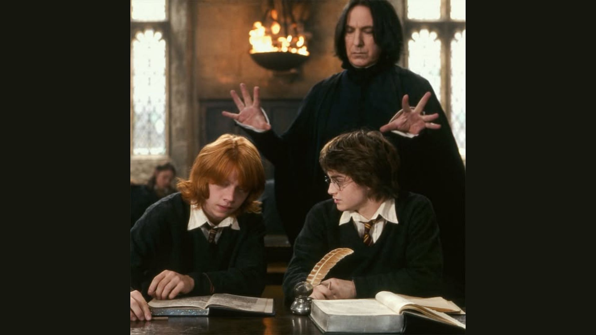 Fans loved to hate Snape&#039;s character but it all changed when his real story came forth in the end (Image via Instagram/@harrypotter)