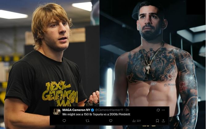 "Hand sanitizer boy v Chris Griffin," "The tension is real!" - Fans react as Ilia Topuria and Paddy Pimblett come close ahead of UFC London