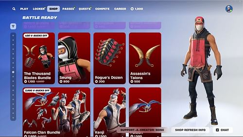 You can now purchase the Seung skin in Fortnite (Image via Epic Games)