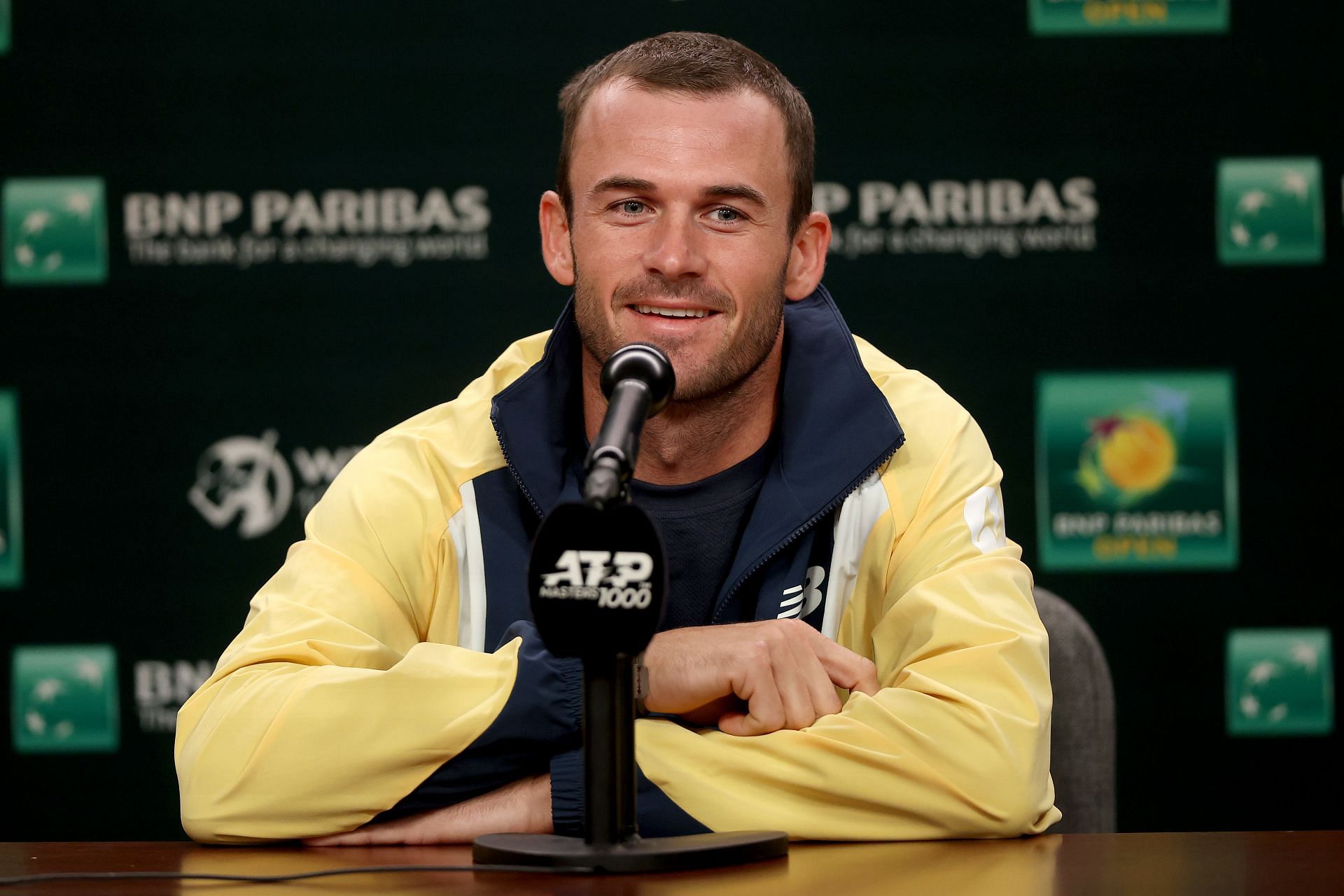 Tommy Paul at the BNP Paribas Open press conference - Source: Getty