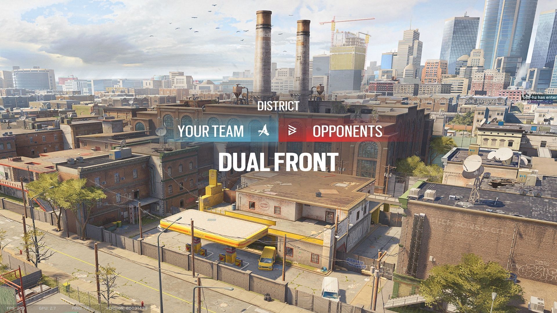 The new Dual Front exclusive map, District (Image via Sportskeeda Gaming || Ubisoft)