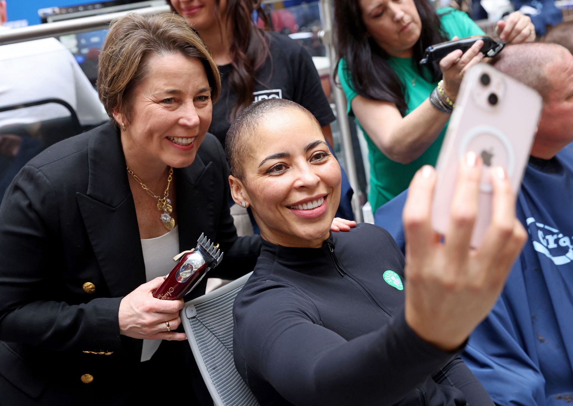 Allison Feaster knew Sarah Strong was a different athlete early on. (Photo: GETTY)