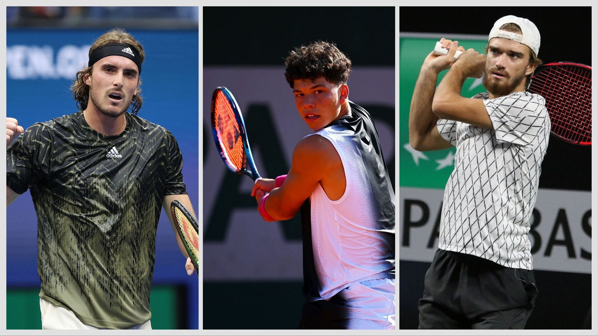 ATP Rankings Update ft (L-R) Stefanos Tsitsipas, Ben Shelton, Tomas Machac (Source:Getty Images)