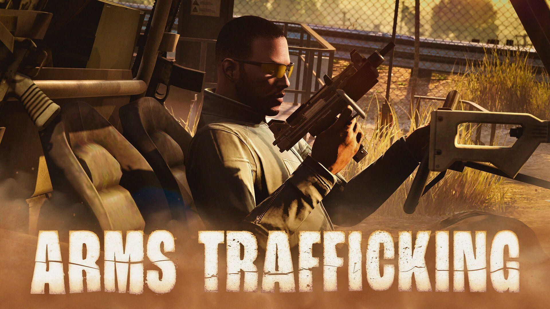 A brief about all of the Arms Trafficking missions in GTA 5 Online (Image via Rockstar Games)