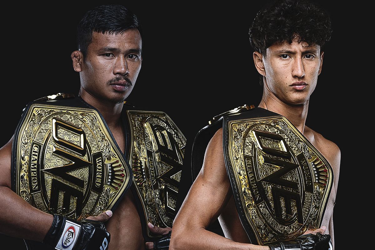 Superlek (left) and Nabil Anane (right). [Photos from ONE Championship]