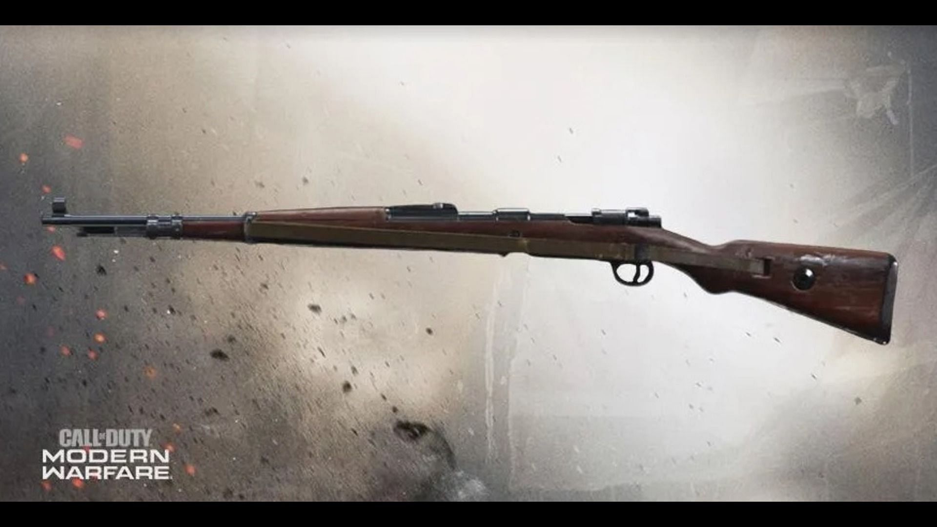 The Kar98K sniper rifle in Warzone (Image via Activision)