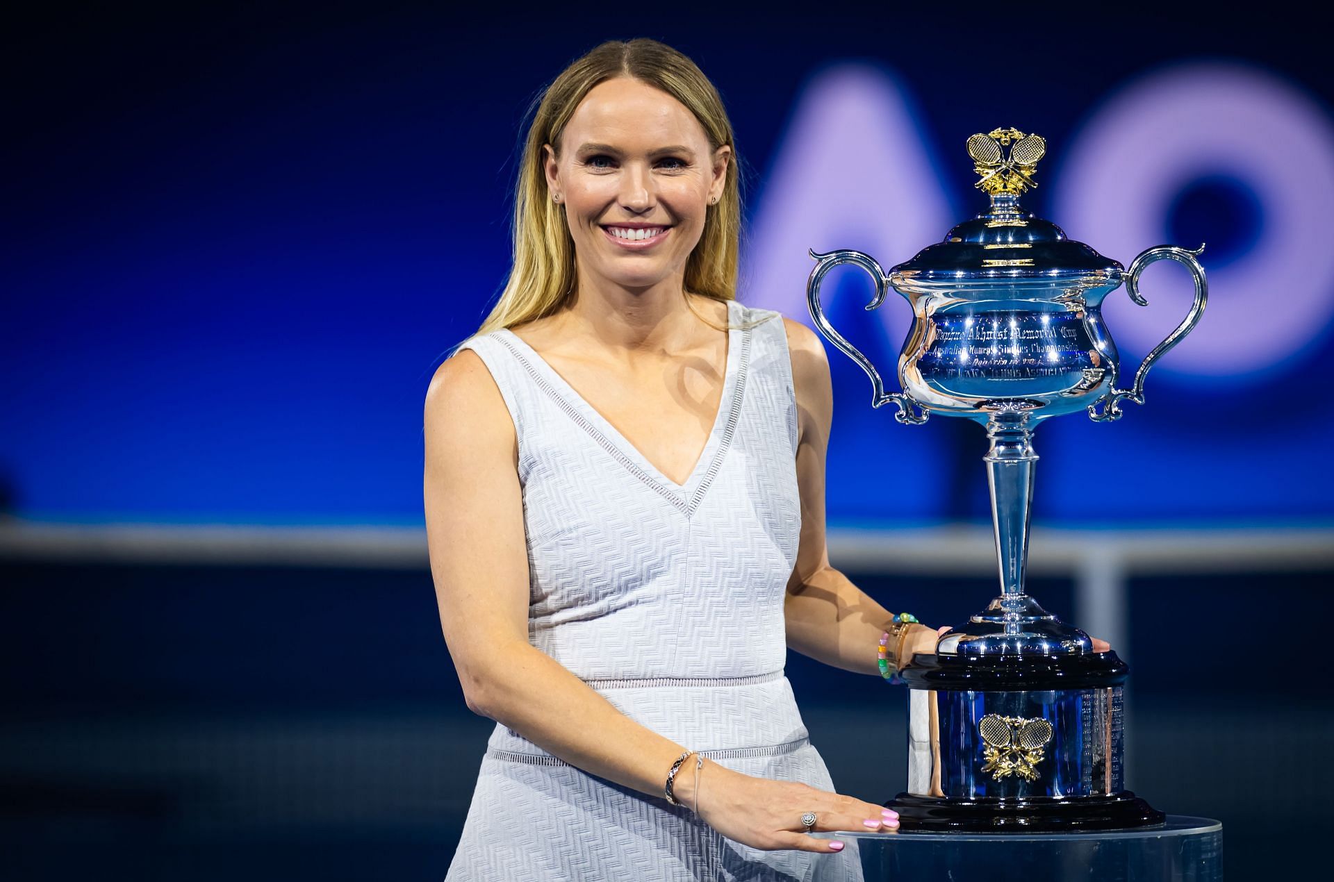 Caroliine Wozniacki at the 2025 Australian Open (Image Source: Getty)