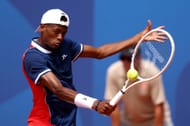 Eubanks plays a backhand slice on the main tour : Source: Getty