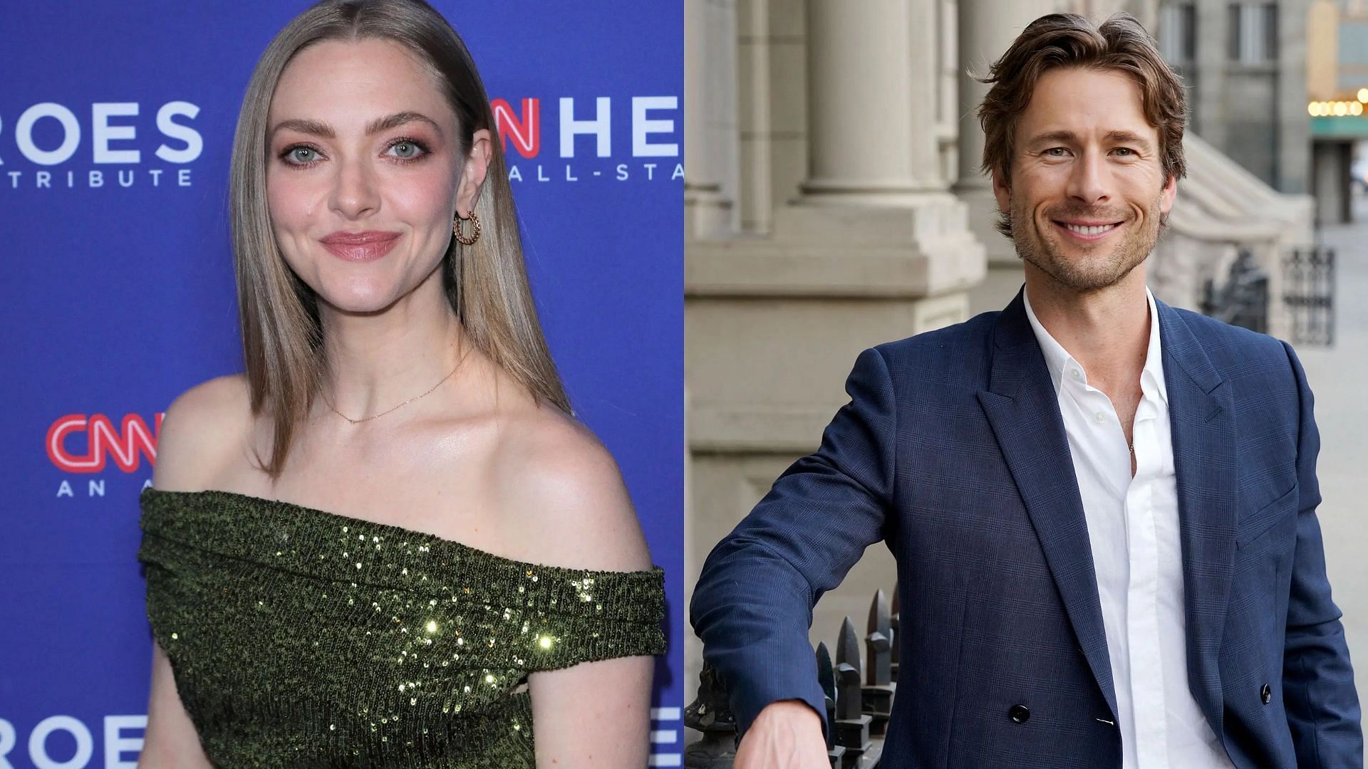 L to R: Amanda Seyfried and Glen Powell (All images sourced from Getty)