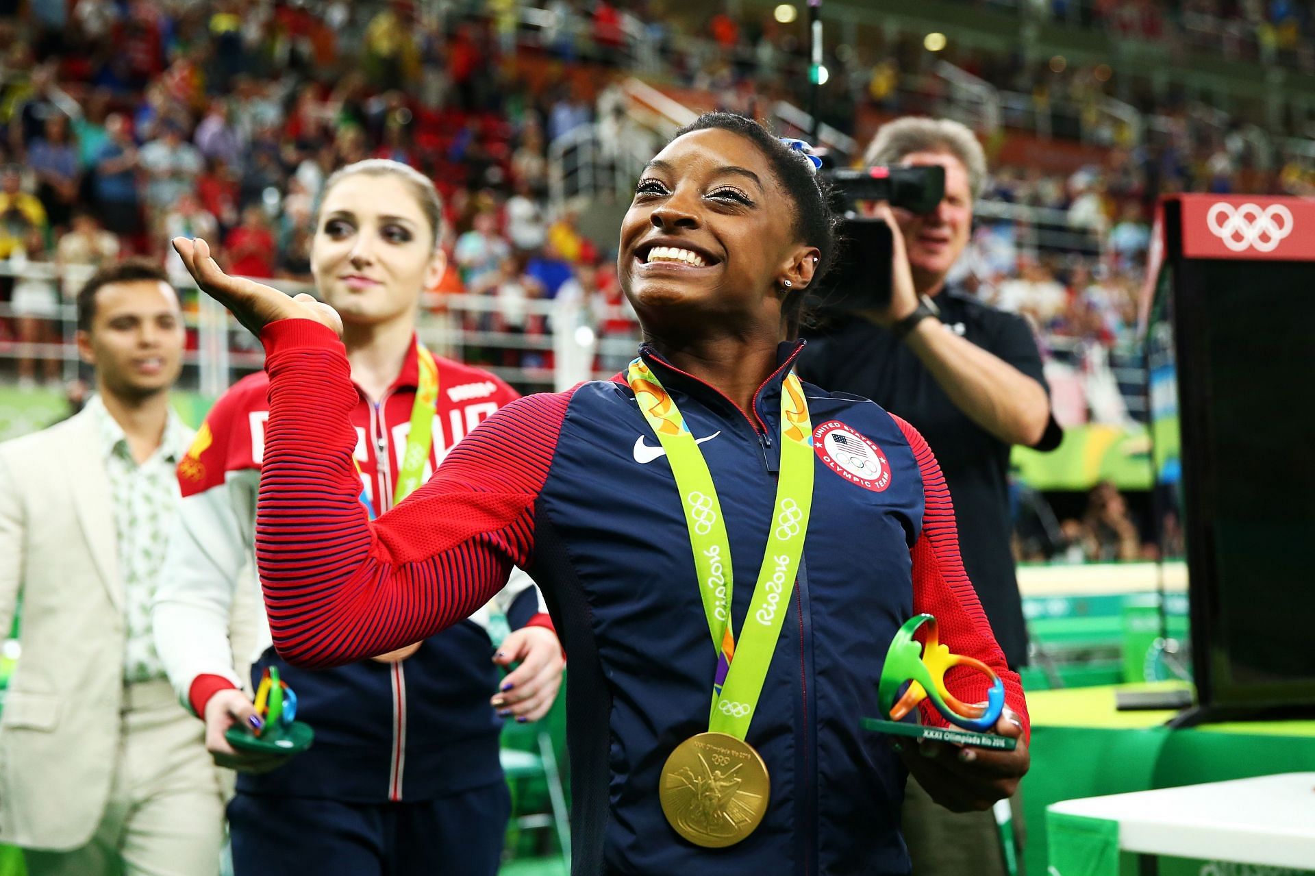 Simone Biles of the United States at the 2016 Olympics in Rio de Janeiro, Brazil. (Photo by Getty Images)